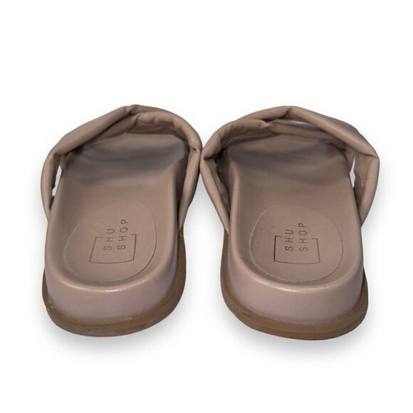 Shu Shop DeeDee Slide Sandals Taupe (Beige) Women's 8-8.5 - Picture 5 of 9
